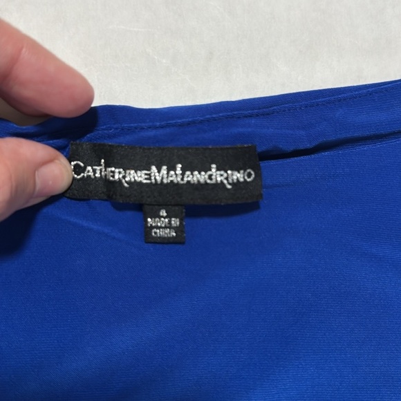 💙 Catherine Malandrino Cobalt Blue Bodycon Cocktail Dress - Picture 6 of 11